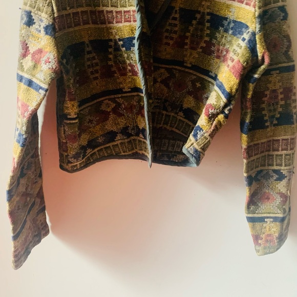 Vintage designer wool fashion women’ s crop jacket - Picture 4 of 7